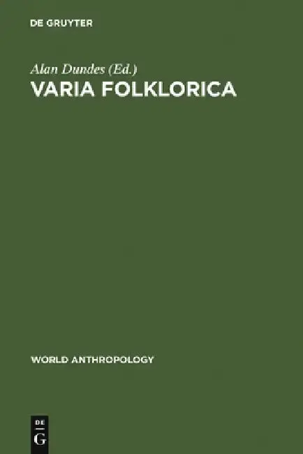 Cover of Varia Folkloria