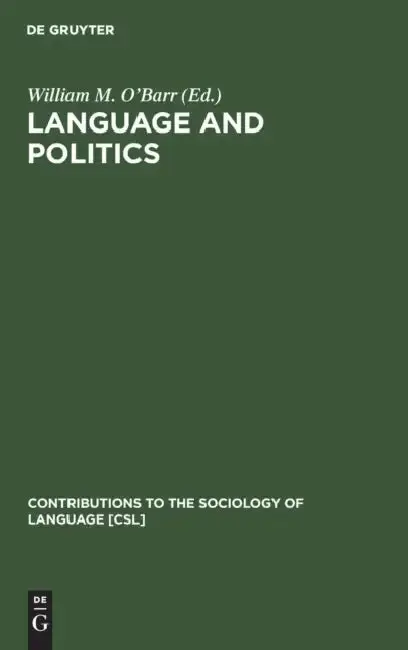Cover of Language and Politics