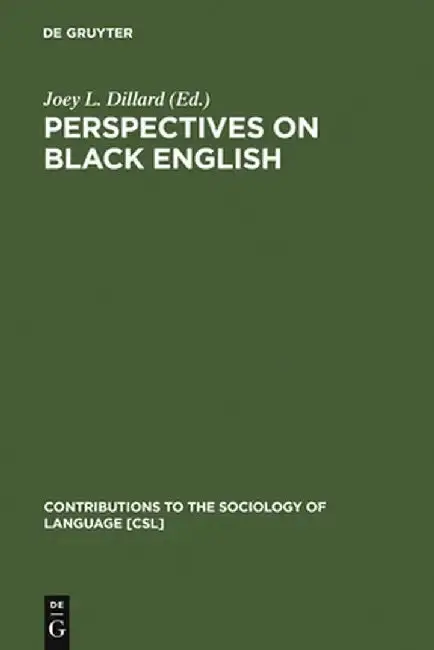 Cover of Perspectives on Black English