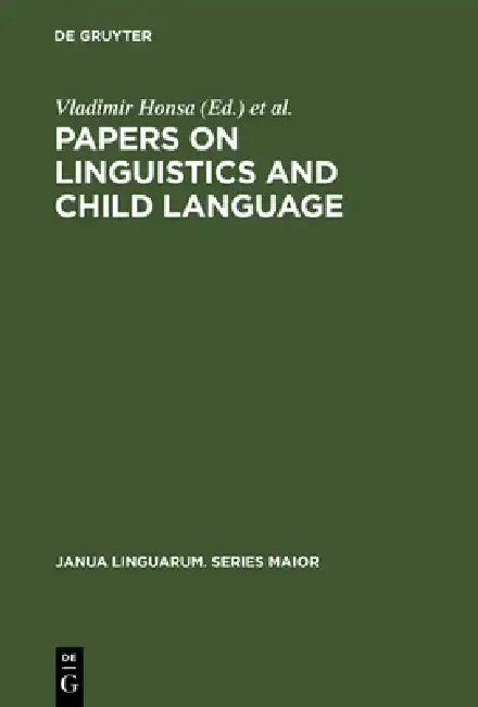 Cover of Papers on Linguistics and Child Language