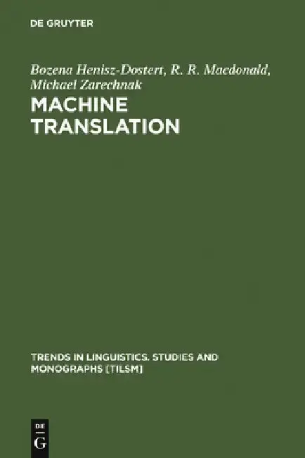 Cover of Machine Translation