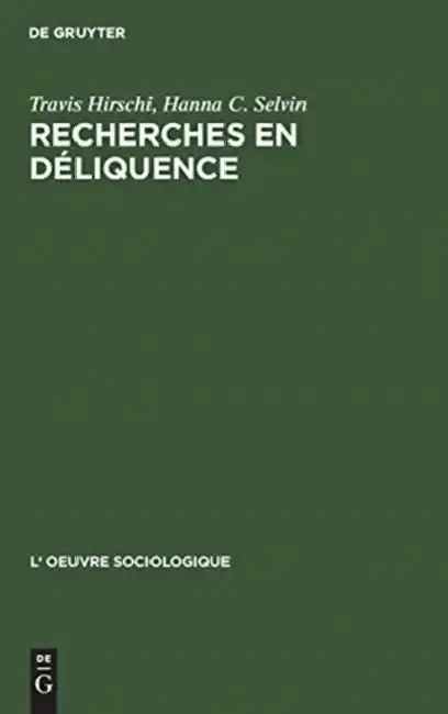 Cover of Recherches En Déliquence