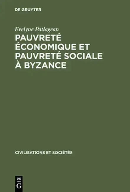 Cover of Pauvret' 'Conomique Et Pauvret' Sociale Byzance