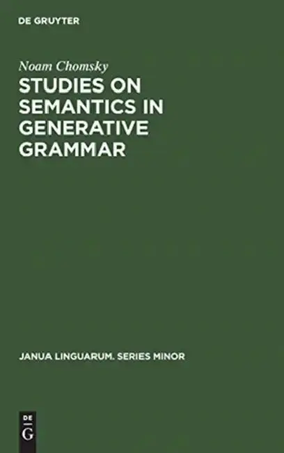 Cover of Studies on Semantics in Generative Grammar