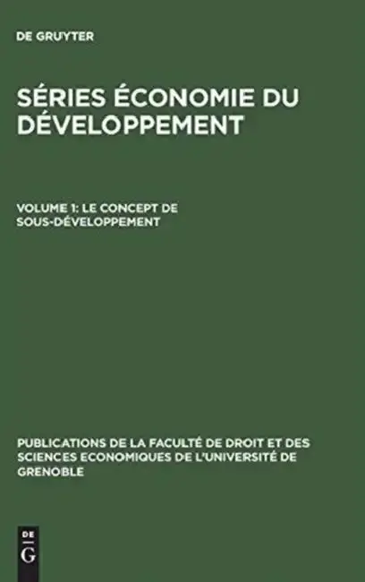 Cover of Le concept de sous-développement