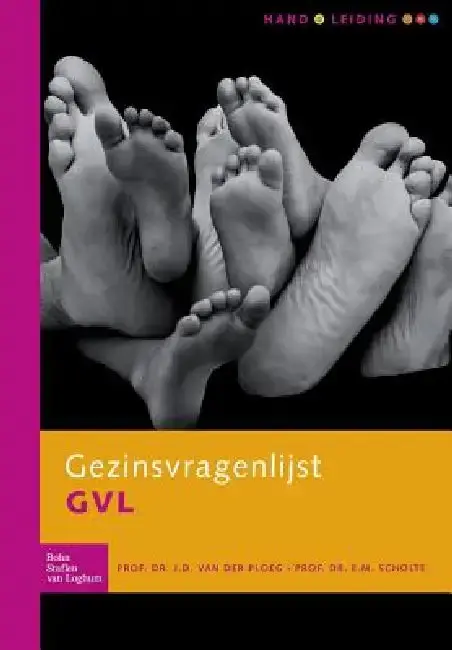 Cover of Gezinsvragenlijst (Gvl) Handleiding