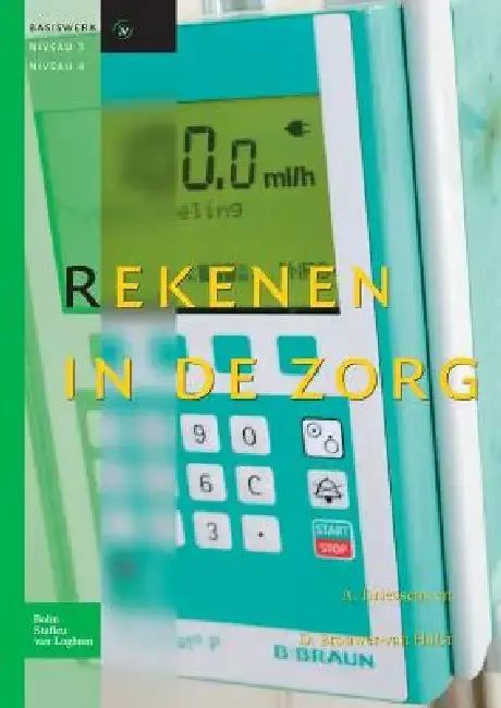 Cover of Rekenen in de Zorg