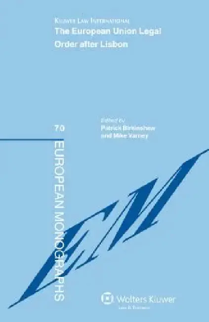 Cover of The European Union Legal Order after Lisbon