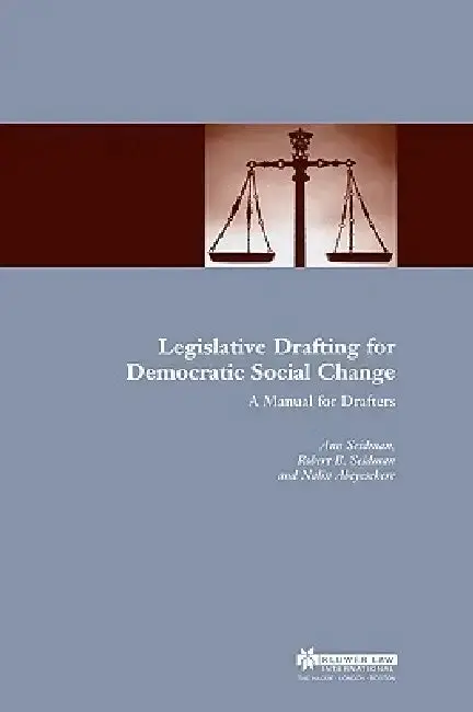 Cover of Legislative Drafting for Democratic Social Change