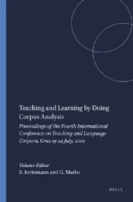 Cover of Teaching and Learning by Doing Corpus Analysis