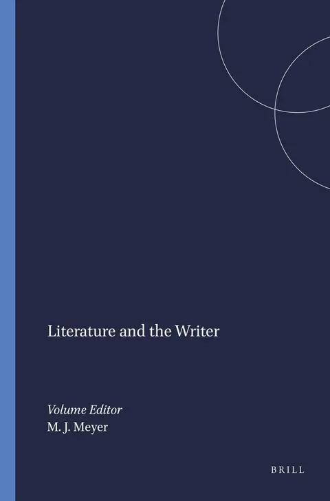 Cover of Literature and the Writer