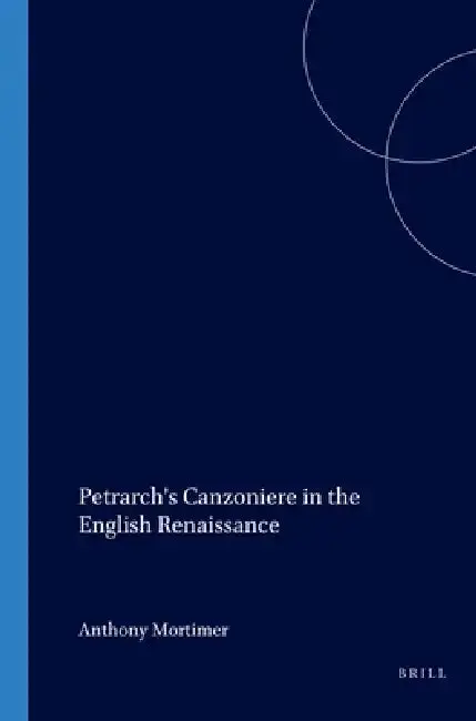 Cover of Petrarch's Canzoniere in the English Renaissance