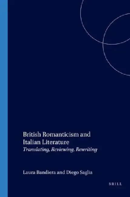 Cover of British Romanticism and Italian Literature