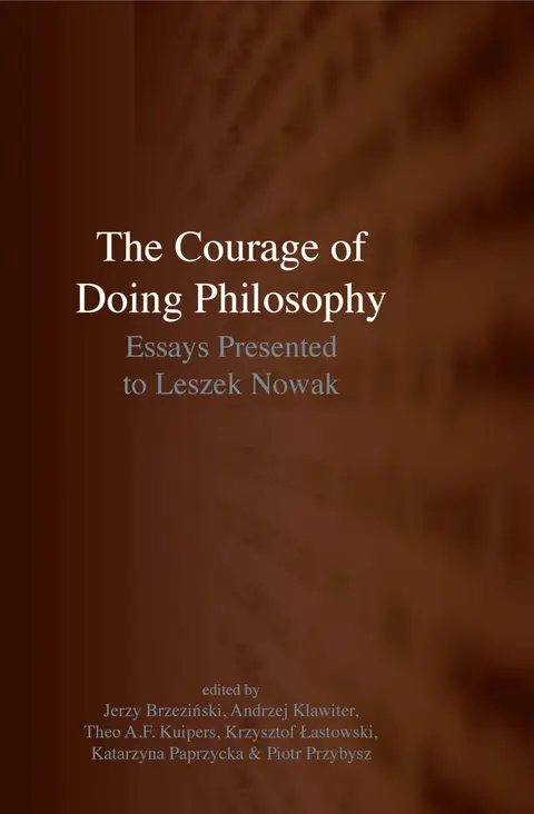 Cover of The Courage of Doing Philosophy