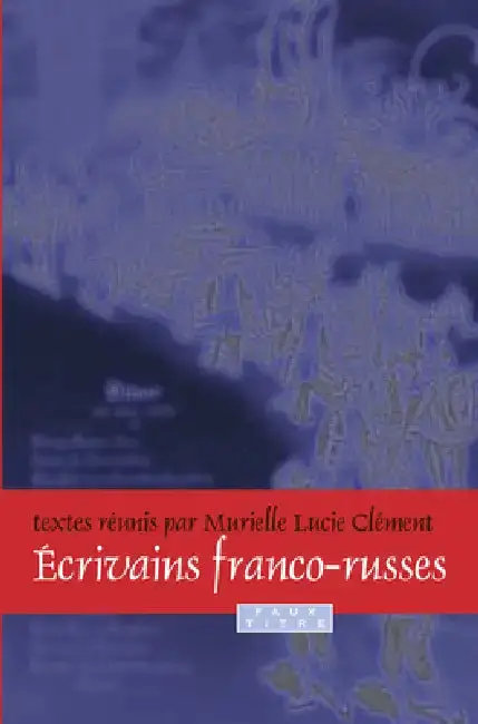 Cover of Écrivains franco-russes