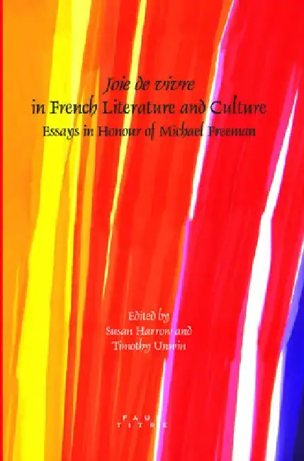 Cover of Joie de vivre in French Literature and Culture