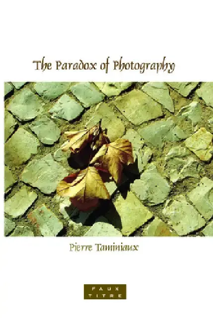 Cover of The Paradox of Photography