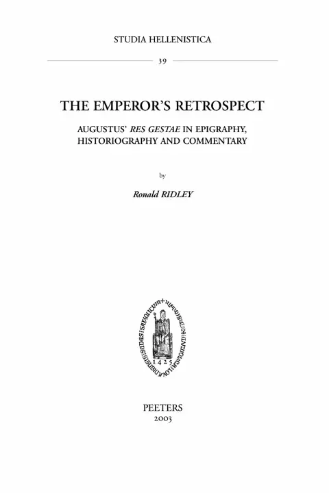 Cover of The emperor's retrospect