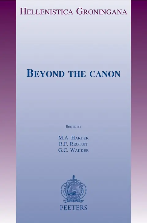 Cover of Beyond the Canon