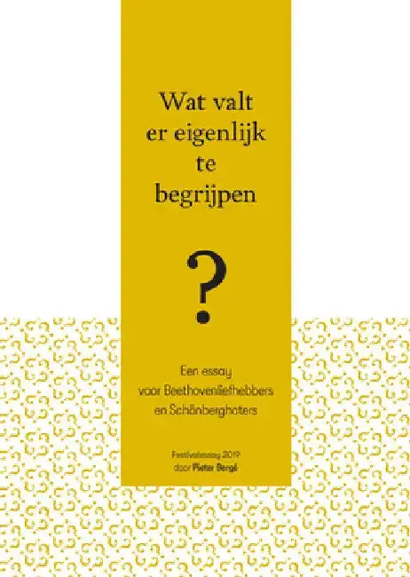 Cover of Wat Valt Er Eigenlijk Te Begrijpen?