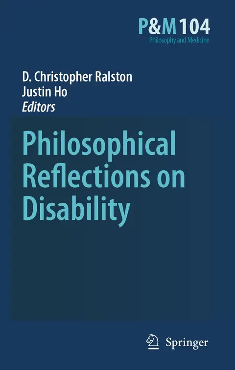 Cover of Philosophical Reflections on Disability