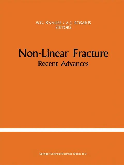 Cover of Non-Linear Fracture