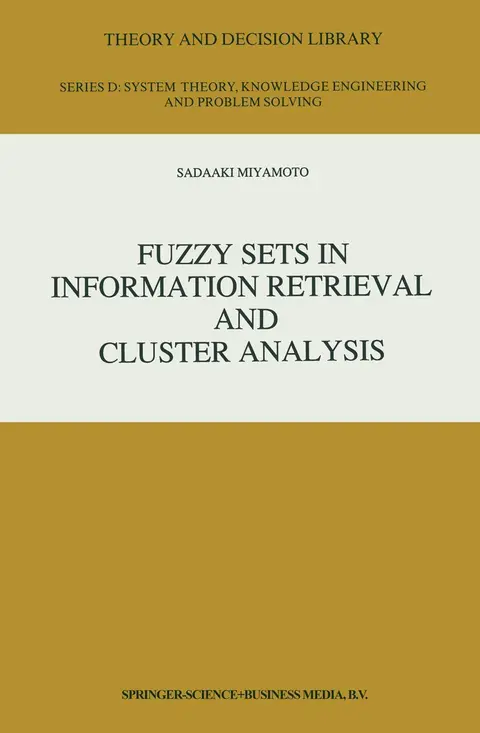 Cover of Fuzzy Sets in Information Retrieval and Cluster Analysis