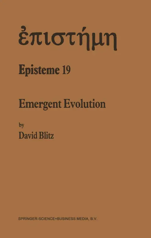 Cover of Emergent Evolution