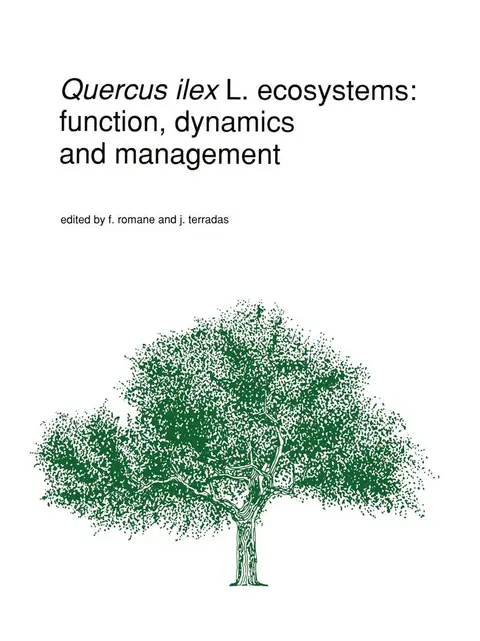 Cover of Quercus ilex L. ecosystems