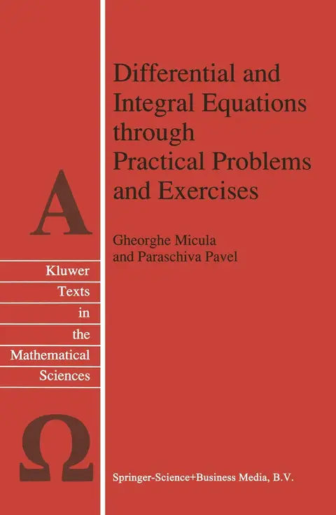 Cover of Differential and Integral Equations through Practical Problems and Exercises