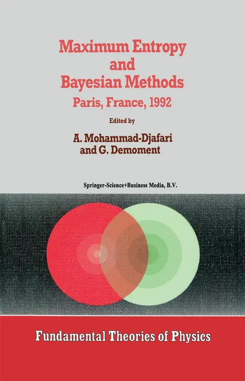 Cover of Maximum Entropy and Bayesian Methods