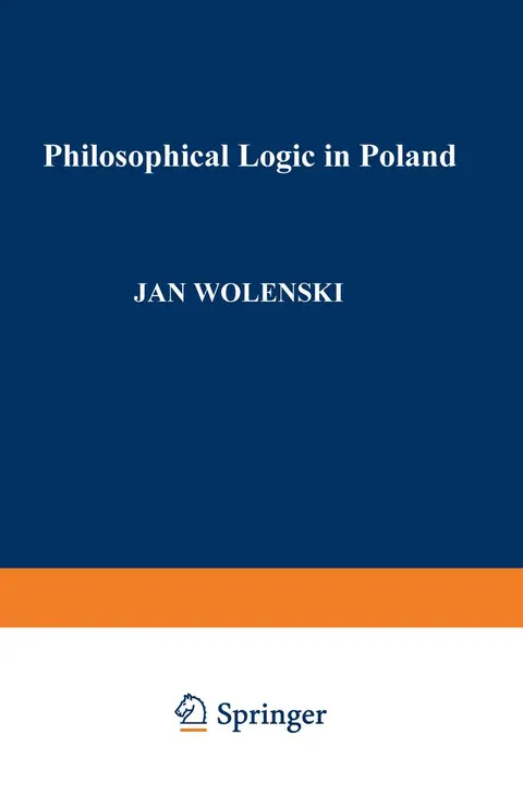 Cover of Philosophical Logic in Poland