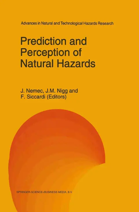 Cover of Prediction and Perception of Natural Hazards