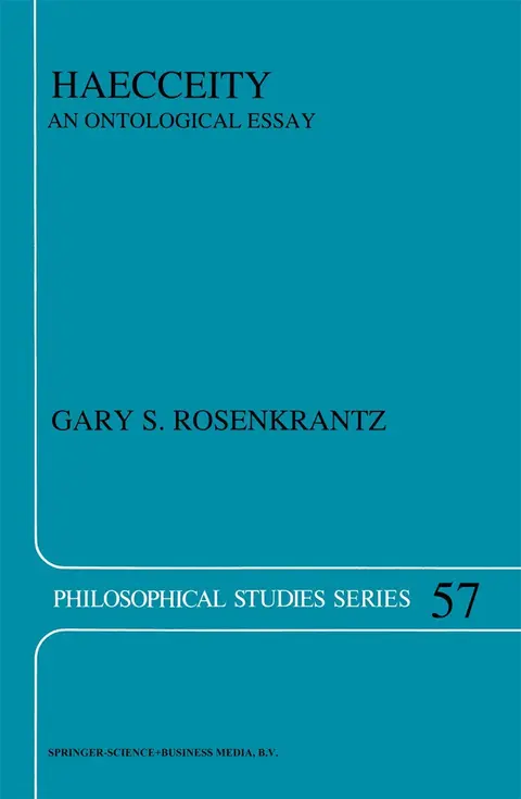 Cover of Haecceity