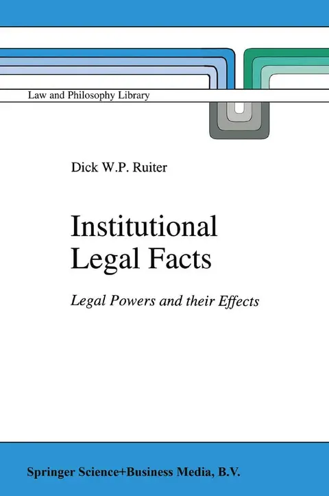 Cover of Institutional Legal Facts