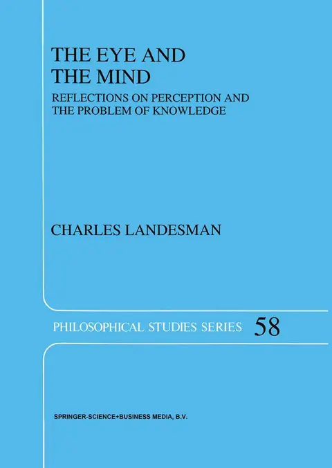 Cover of The Eye and the Mind