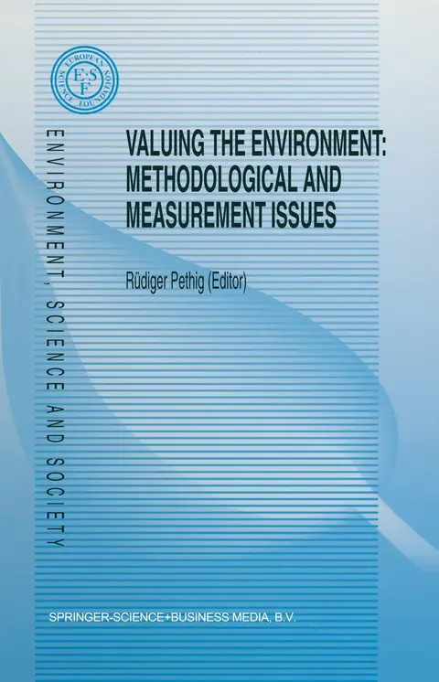 Cover of Valuing the Environment