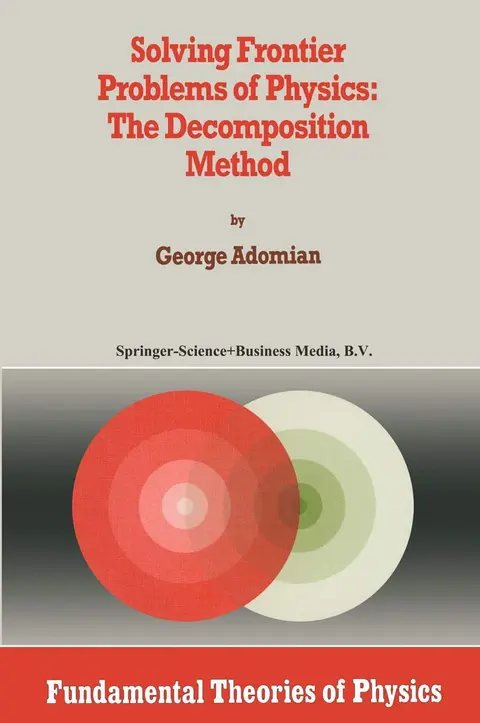 Cover of Solving Frontier Problems of Physics
