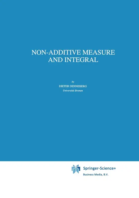 Cover of Non-additive Measure and Integral