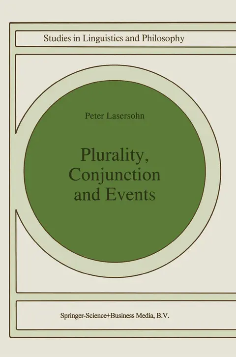 Cover of Plurality, Conjunction and Events