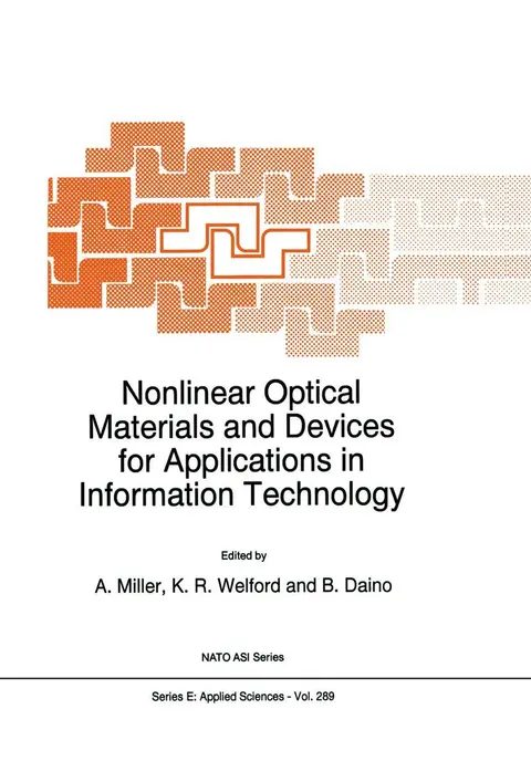 Cover of Nonlinear Optical Materials and Devices for Applications in Information Technology