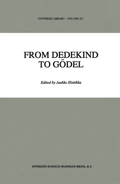 Cover of From Dedekind to Godel