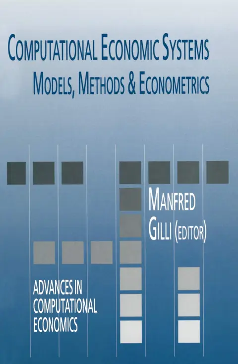 Cover of Computational Economic Systems