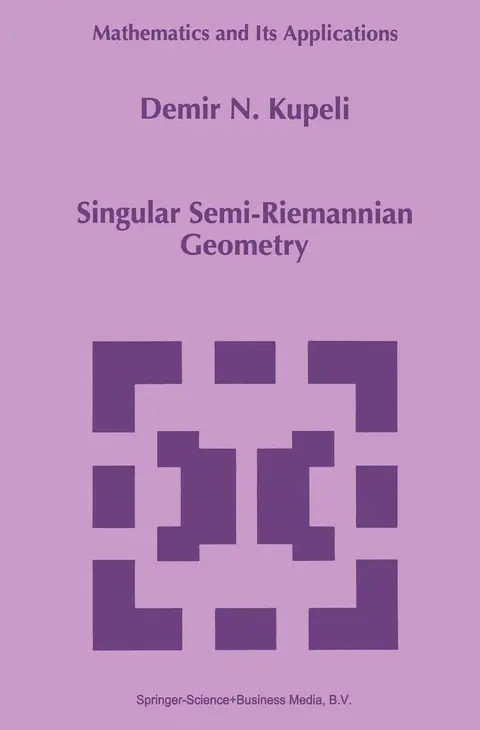 Cover of Singular Semi-riemannian Geometry