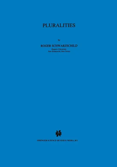 Cover of Pluralities