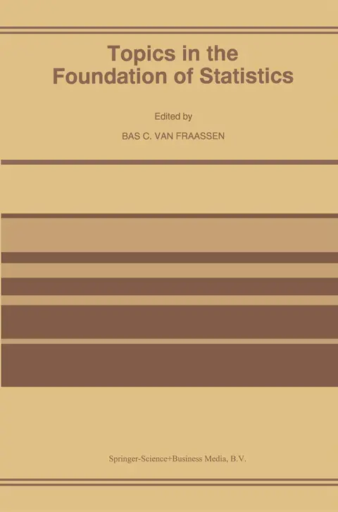 Cover of Topics in the Foundation of Statistics