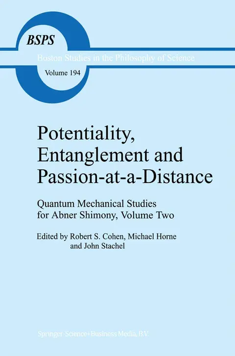 Cover of Potentiality, Entanglement and Passion-at-a-distance