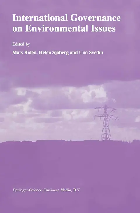 Cover of International Governance on Environmental Issues
