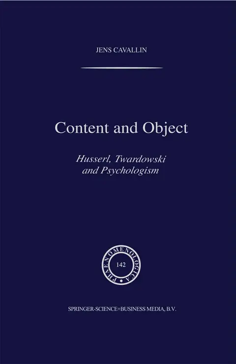Cover of Content and Object