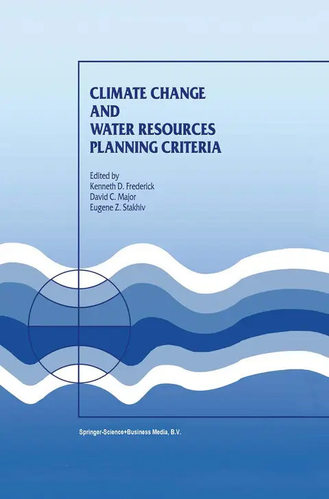 Cover of Climate Change and Water Resources Planning Criteria